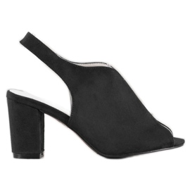 Goodin Gebaute Sandalen schwarz