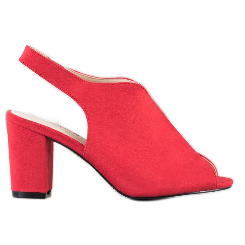 Goodin Gebaute Sandalen rot