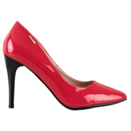 Goodin Lackierte Pumps rot