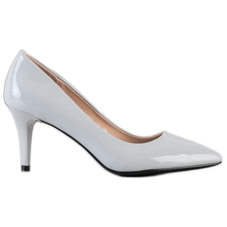 Goodin Klassische Lackpumps grau