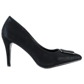Goodin Pumps mit Ornament schwarz
