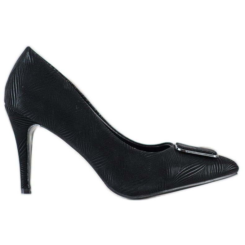 Goodin Pumps mit Ornament schwarz