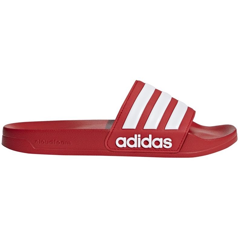 Adidas Adilette Shower rot AQ1705 Herren Hausschuhe weiß