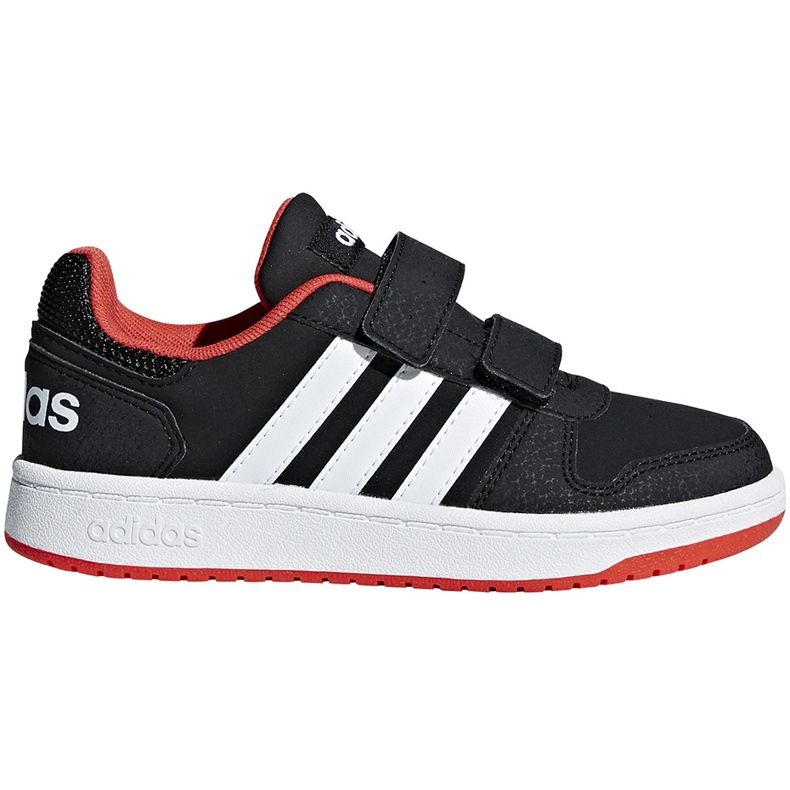 Adidas Hoops 2.0 Cmf C Kinderschuhe schwarz-rot-weiß B75960