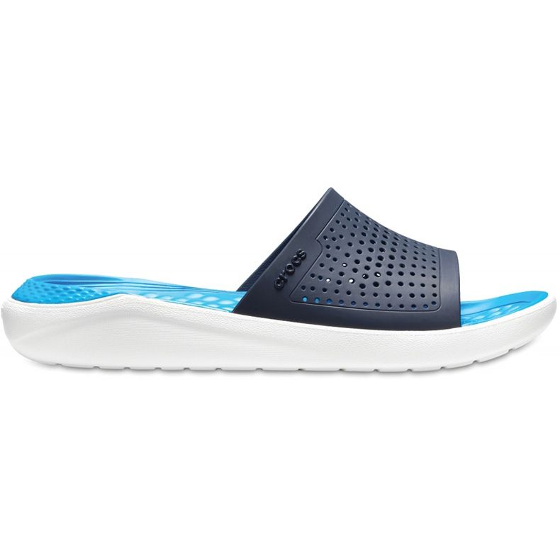 Crocs Literide Slide marineblau-weiß 205 183 462 navy blau
