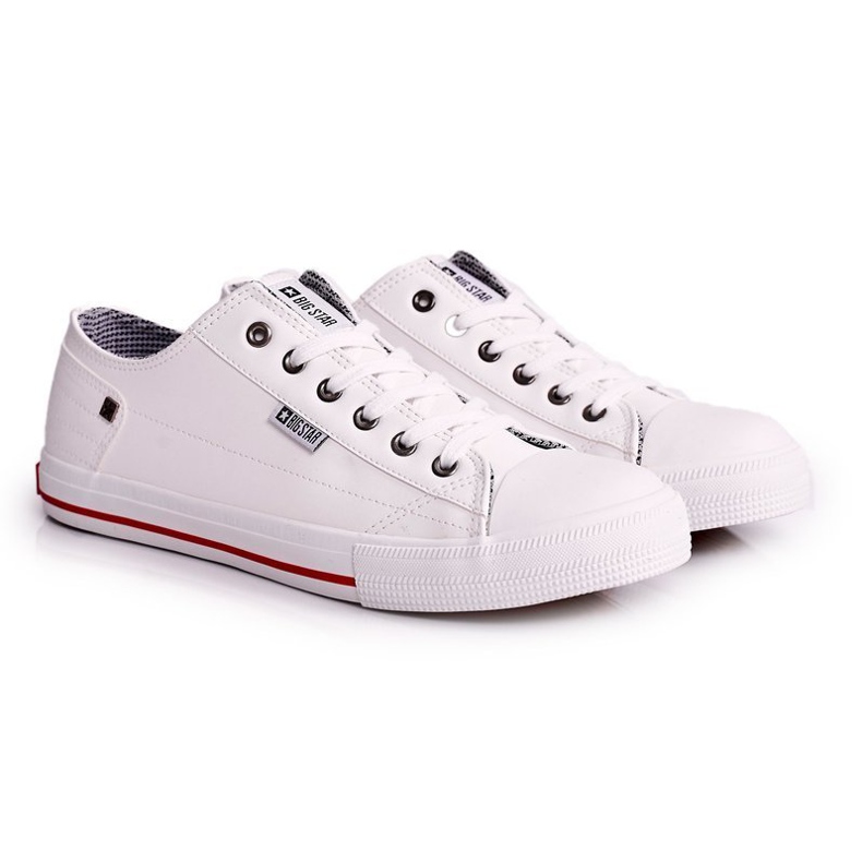 Herren Leder Sneaker Big Star DD174260 Weiß