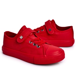 Kinder Sneakers aus Leder Big Star EE374036 Rot
