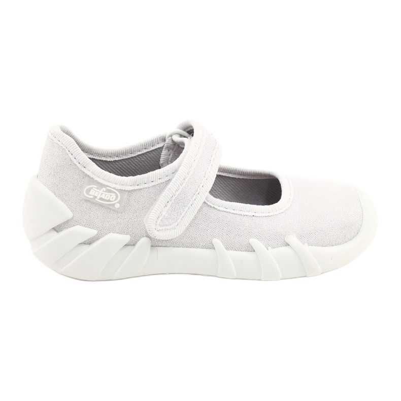 Befado Kinder silber Speedy Schuhe 109P222 silber- grau