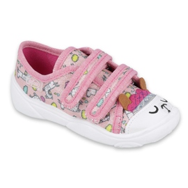 Befado Kinderschuhe 907P119 rosa mehrfarbig