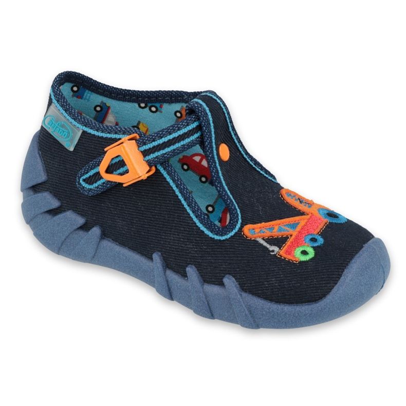 Befado Kinderschuhe 110P389 navy blau orange