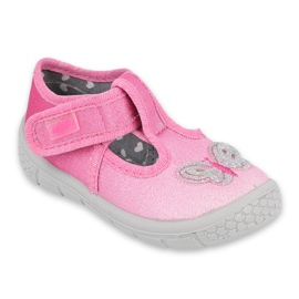 Befado Kinderschuhe 533P005 rosa silber-