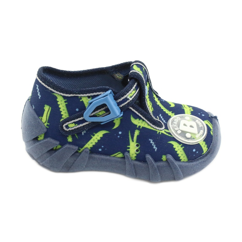 Befado Kinderschuhe 110P410 navy blau grün