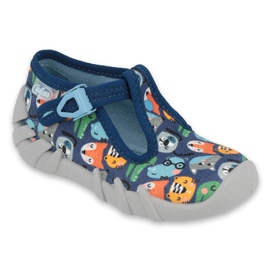 Befado Kinderschuhe 110P391 marineblau mehrfarbig