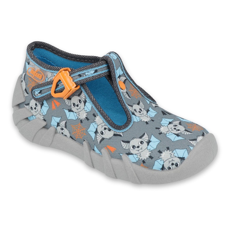 Befado Kinderschuhe 110P411 grau mehrfarbig
