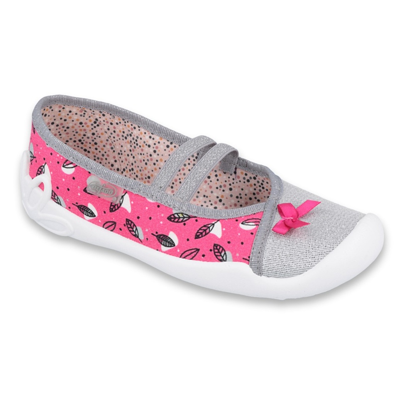 Befado Kinderschuhe 116Y288 rosa grau mehrfarbig