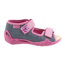 Befado gelbe Kinderschuhe 342P017 rosa