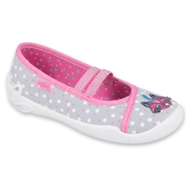 Befado Kinderschuhe 116X285 rosa grau