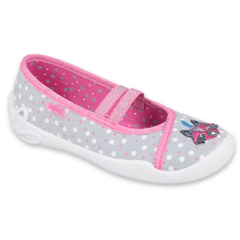 Befado Kinderschuhe 116X285 rosa grau