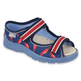 Befado Kinderschuhe 869X149 rot marineblau