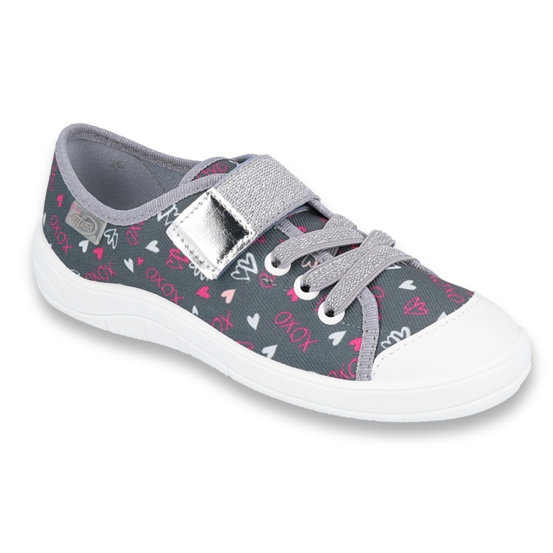Befado Kinderschuhe 251Q138 rosa silber- grau