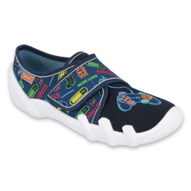 Befado Kinderschuhe 273Y307 navy blau mehrfarbig