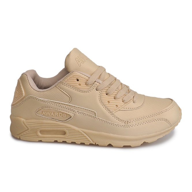Sportschuhe Turnschuhe Neon LC4005 Beige schwarz