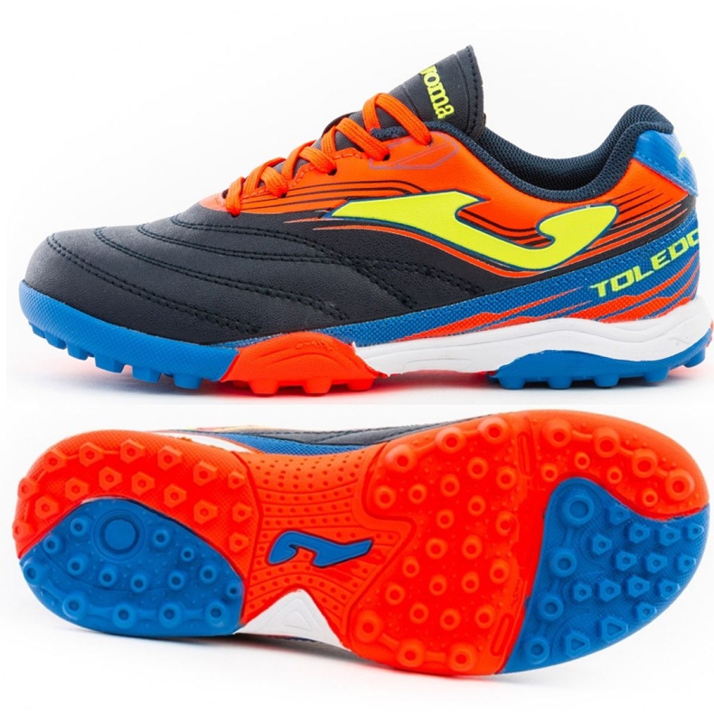Joma Toledo Tf Jr TOJW.2003.TF Fußballschuhe marineblau, orange, blau navy blau