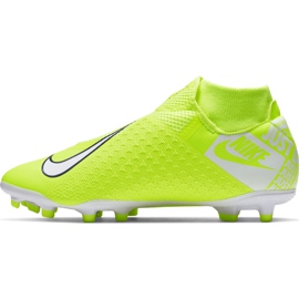Nike Phantom Vsn Akademie Df FG / MG AO3258 717 Fußballschuhe rosa gelb