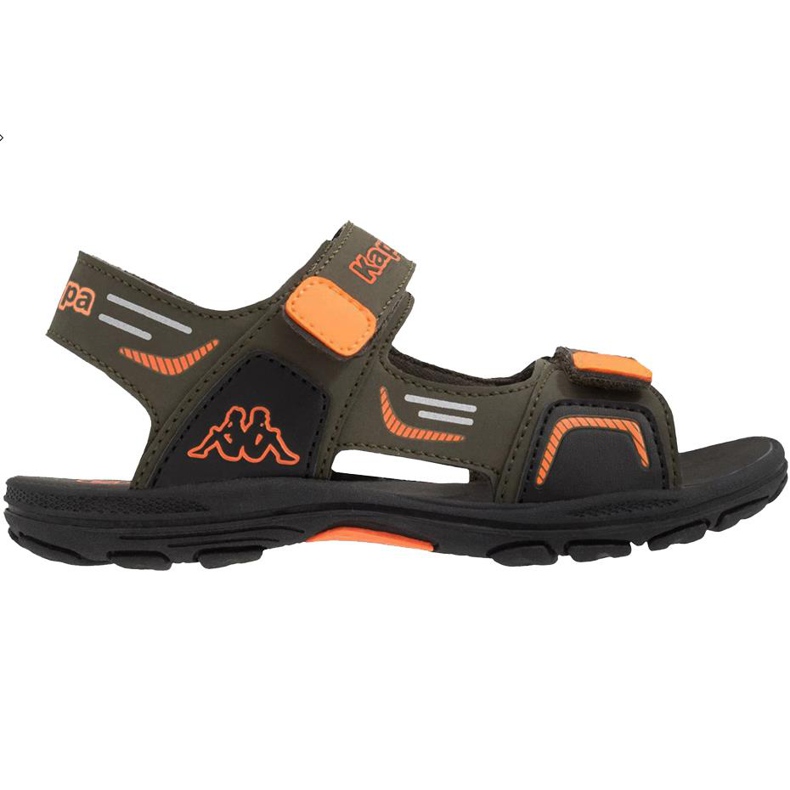 Kappa Pure K Footwear Kinder Sandalen grün-orange 260594K 3144