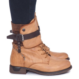 Warme Stiefel 1901 Camel braun