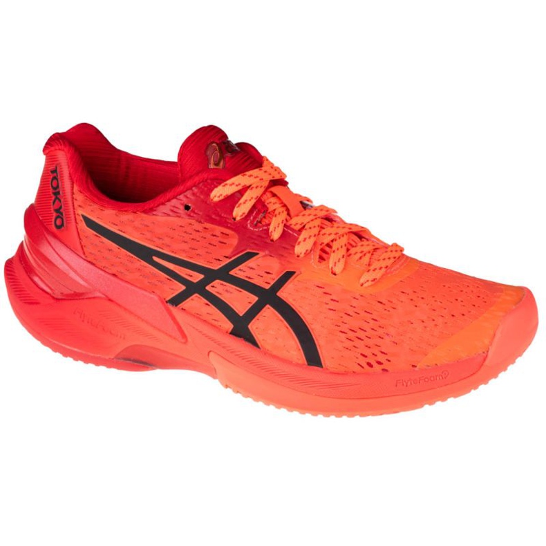 Asics Sky Elite Ff Tokyo W 1052A047-701 Volleyballschuhe mehrfarbig orangen und rottöne