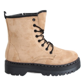 Arbeiter auf einer dicken Sohle LKS3 Khaki Beige