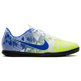 Nike Mercurial Vapor 13 Club Njr Ic Junior CV9352 104 Fußballschuhe weiß blau mehrfarbig