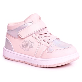 Apawwa Kinder Sportschuhe Rosa Silber Madison