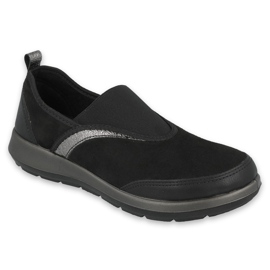 Befado Damenschuhe 156D006 schwarz silber-