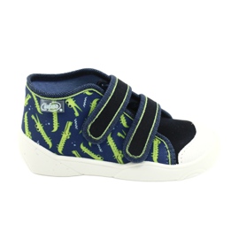 Befado Kinderschuhe 212P069 navy blau grün