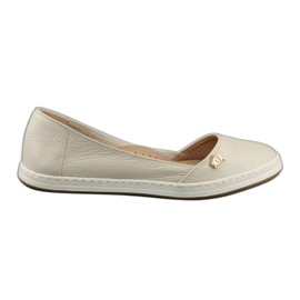 Saway Damen Ballerinas KM447 ecru naturfarben