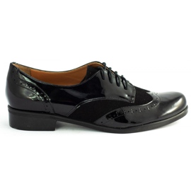 Lizard Damenbrogues 04542 schwarz