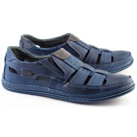 Polbut Herren Openwork Schuhe 06 für Sommer Marineblau