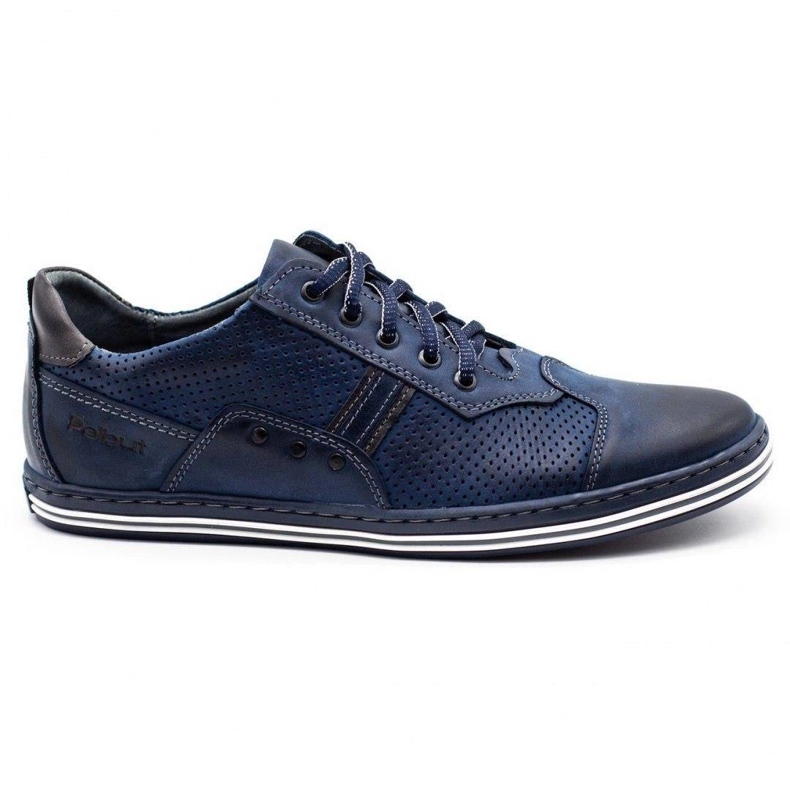 Polbut Herren Freizeitschuhe 1801P marineblau navy blau