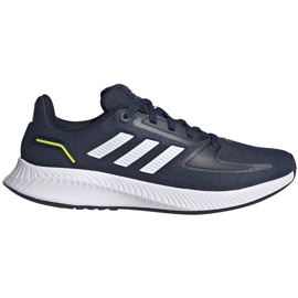 Adidas Runfalcon 2.0 K marineblau FY9498 Kinderschuhe weiß