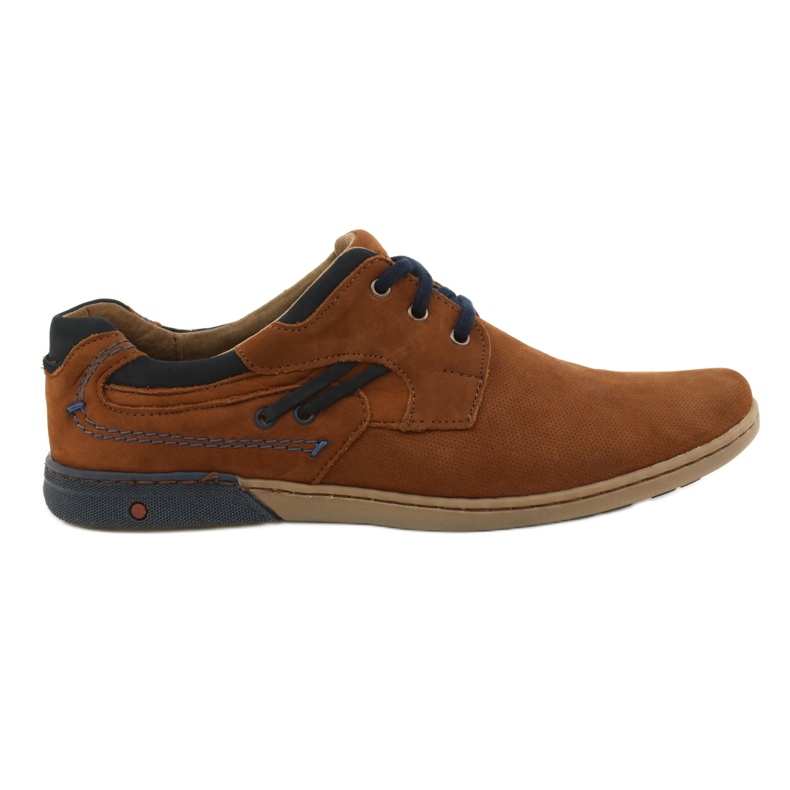 KOMODO Casual Herrenschuhe 861L rot braun
