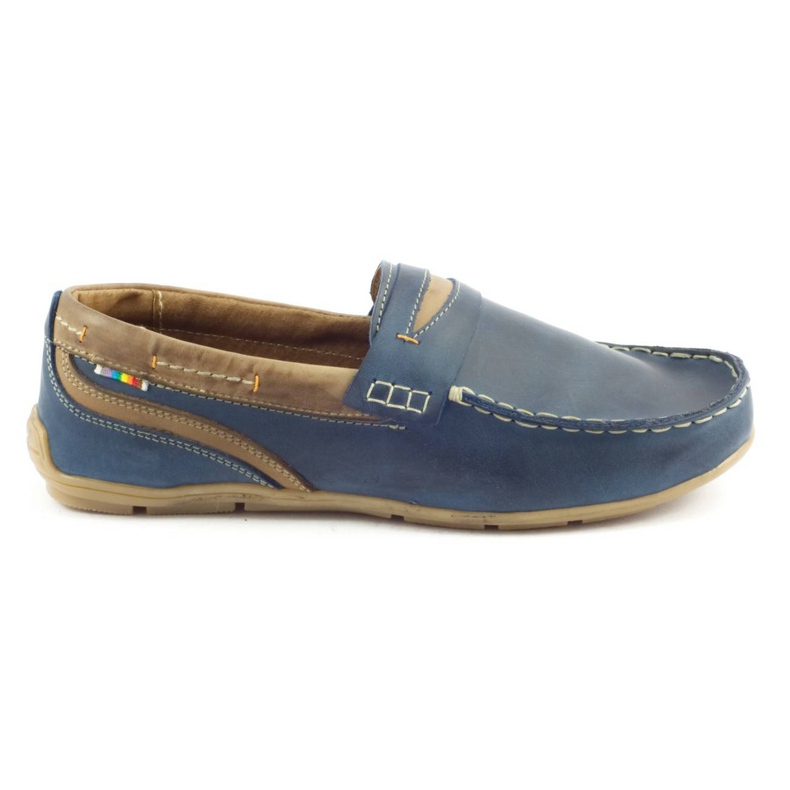 Herrenschuhe Slipper 295 Marineblau navy blau