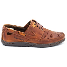 Polbut Herrenschuhe Mokassins J69 / 2L camel orange