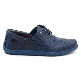 Polbut Herrenschuhe Mokassins J69 / 2L marineblau