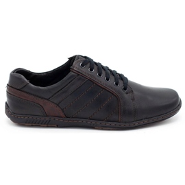 Mario Pala Herren Lederschuhe 616 schwarz