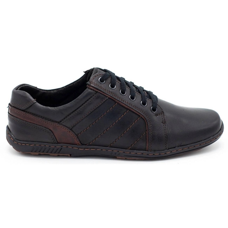 Mario Pala Herren Lederschuhe 616 schwarz