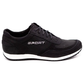 Polbut Schwarze Herren Sportschuhe C47P