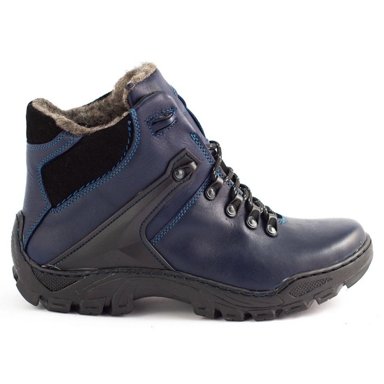 KENT Herren Winterschuhe Schneestiefel 119, Trekking, marineblau