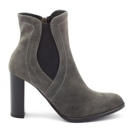 Damenstiefel Lizard 04432 dunkelgrau